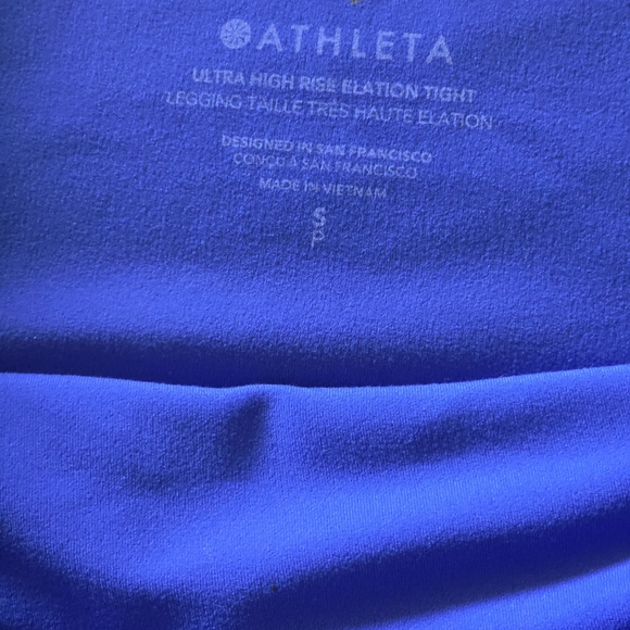 Athleta Vibrant Blue Leggings - Picture 7 of 7